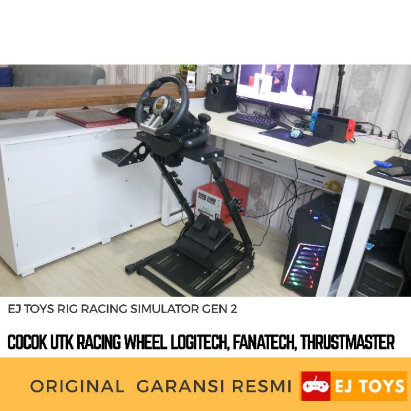 Jual EJ Toys Racing Simulator Set Rig utk Logitech Thrustmaster ...