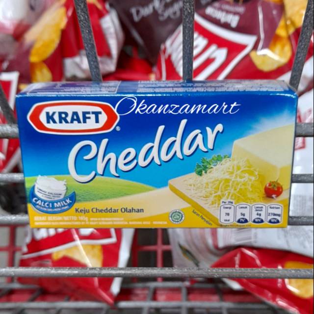 Jual Kraft Cheddar Cheese Blue Pack 165gr | Shopee Indonesia