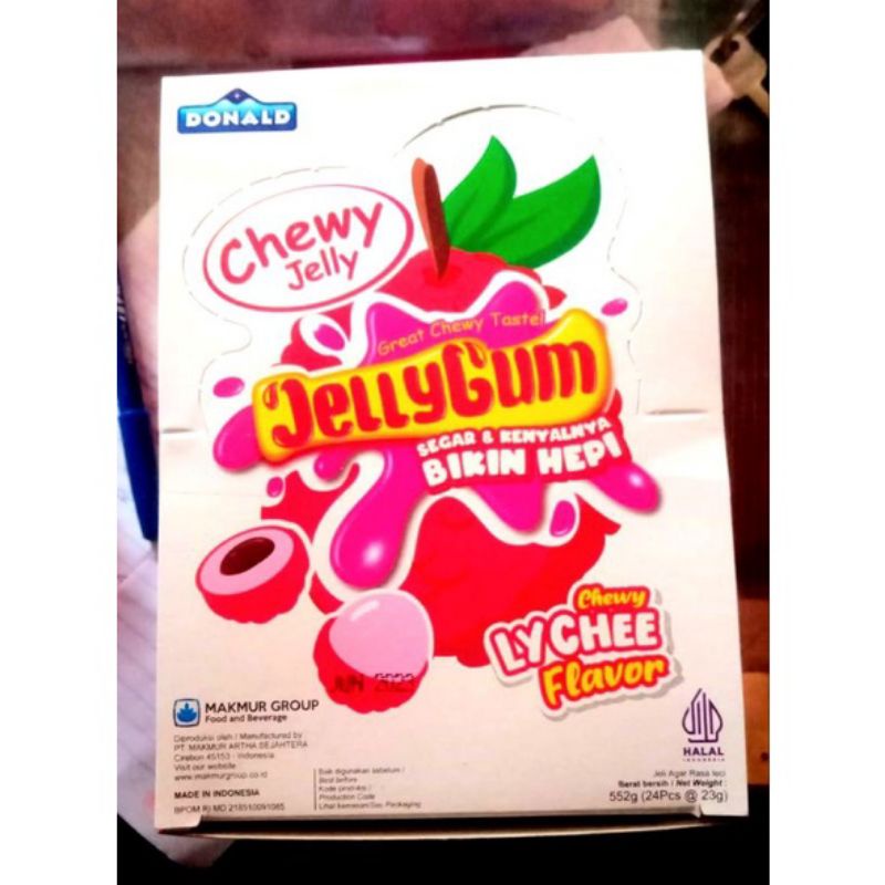 Jual DONALD JELLY GUM NABATI (25 gram) Shopee Indonesia