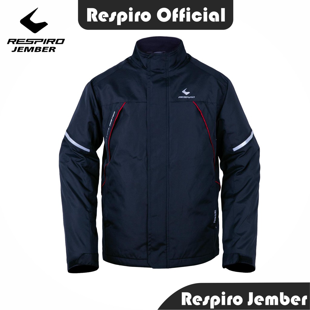 Jual JAKET MOTOR PRIA RESPIRO THETA - BLACK ORIGINAL | Shopee Indonesia