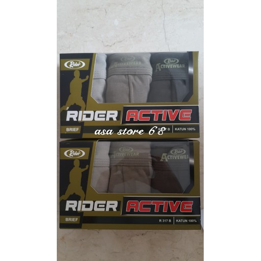 Jual Celana Dalam Pria Rider Active R317B 317 | Shopee Indonesia
