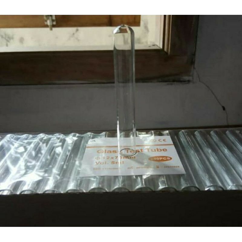 Jual Tabung Reaksi Kaca 5ml 12x75mm Test Tube Glas 5ml 12x75mm Shopee Indonesia 8469