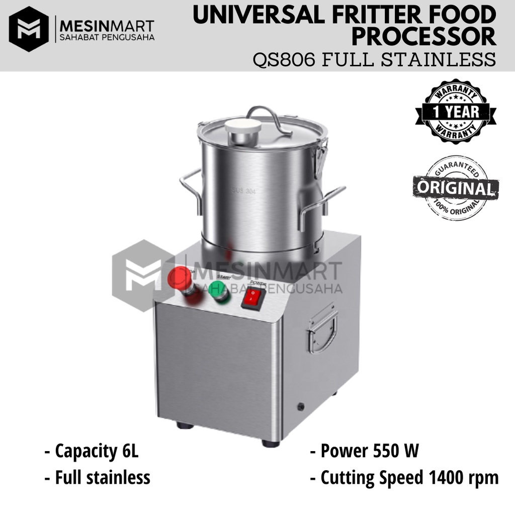 Jual Universal Fritter Food Processor Mesin Giling Bumbu Full Stainless