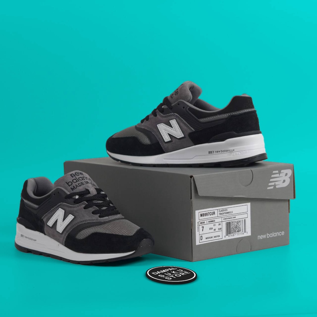 Jual Sepatu New Balance 997 Black Grey Made in USA Shopee Indonesia