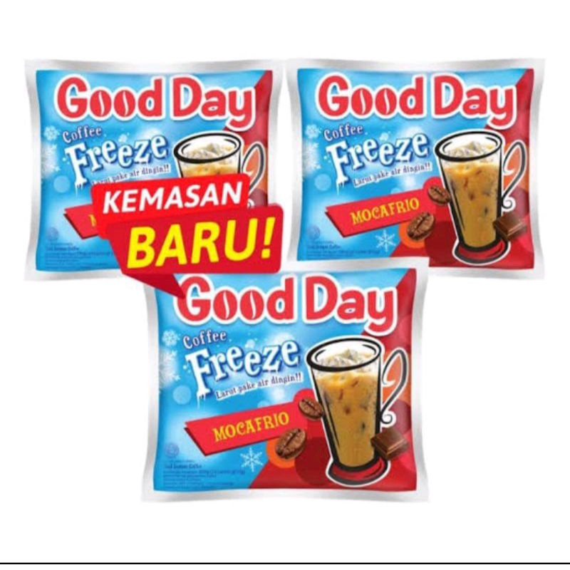 Jual KOPI GOOD DAY FREEZE ISI 10 SACHET ,PER RENTENG | Shopee Indonesia