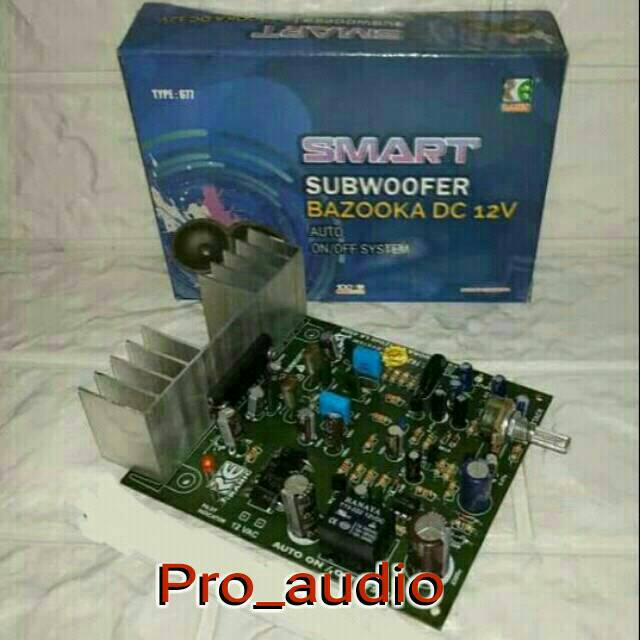 Jual Kit Aktif Power Subwoofer 12v Smart BAZOOKA Shopee Indonesia