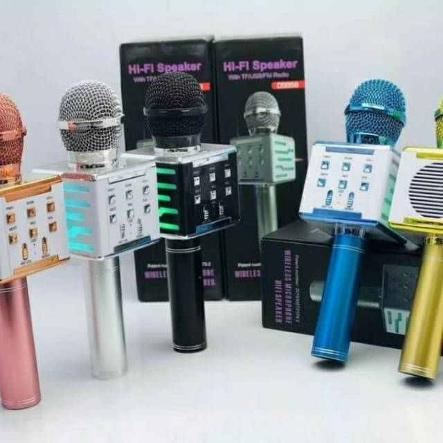 Jual Mic Bluetooth Wireless DS 868 LED Shopee Indonesia