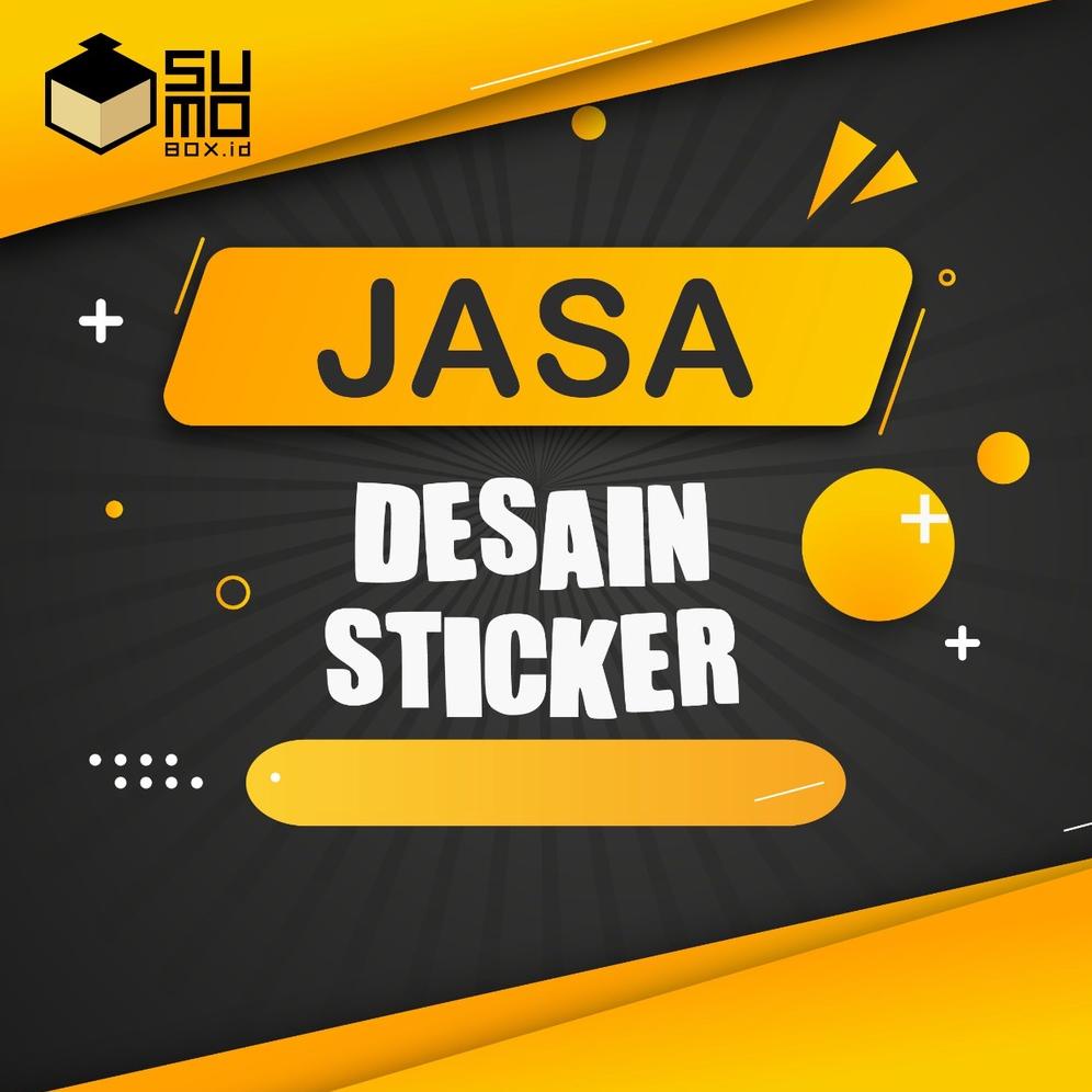 Jual Jasa Desain Sticker Custom Logo Dan Olshop Jasa Design Stiker Shopee Indonesia 6525