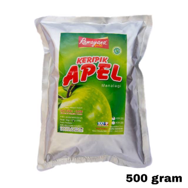 Jual Keripik Apel Buah Kripik Oleh Oleh Khas Malang 500 Gram Shopee