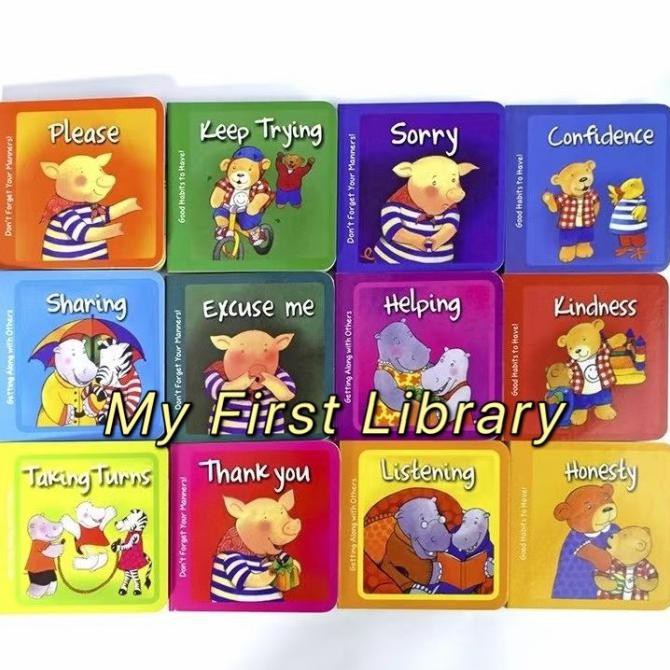 Jual A Case Of Good Manners Box Set 12 Mini Board Book | Shopee Indonesia