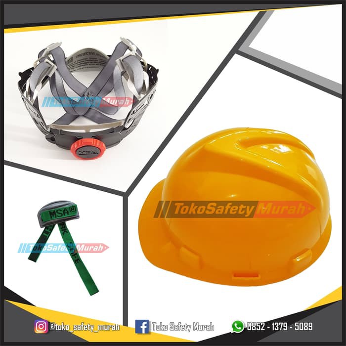 Jual Tergreget Helm Proyek Sni Msa Lokal V Gard Safety Helmet Plus