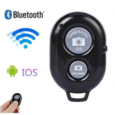 Jual Remote Bluetooth Shutter For Android and IOS Tomsis Baterai remote ...