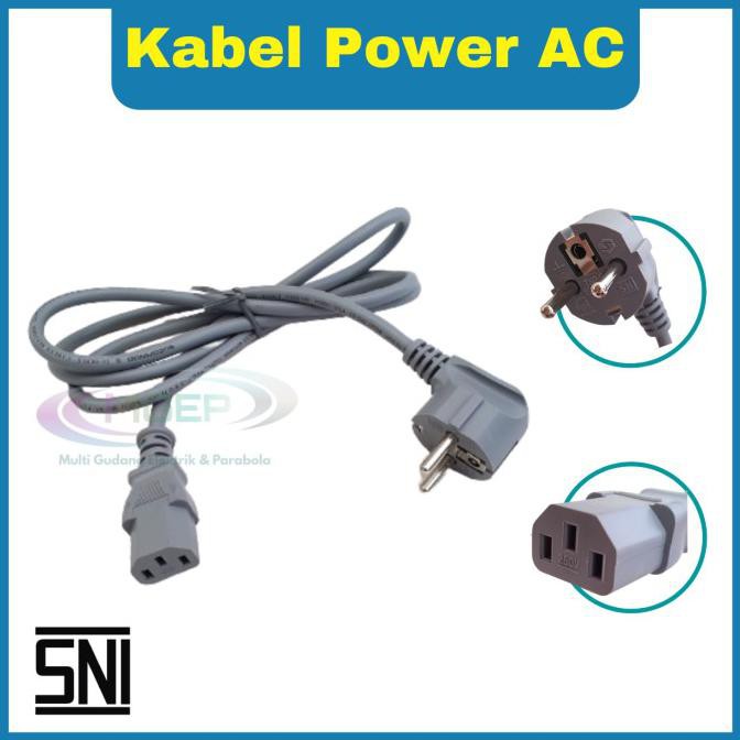 Jual KABEL POWER AC 3 LUBANG BERSTANDAR SNI 1,5 M 3X0.75MM CABLEX ...