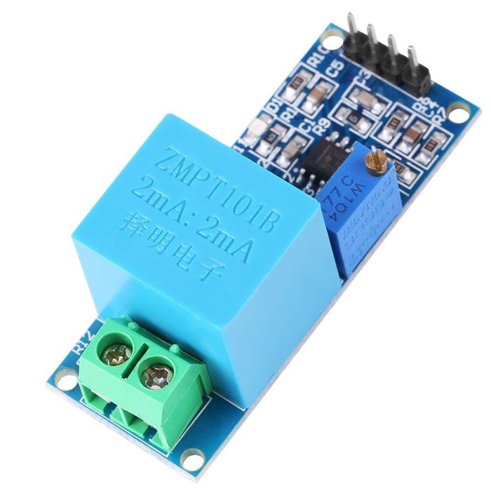 Jual Single Phase AC Voltage Sensor ZMPT101B Transformer Module for ...