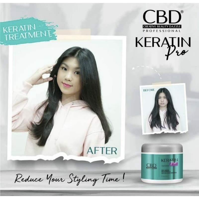 Jual CBD Professional Keratin Pro Daily Use Hair Mask (Masker Rambut ...