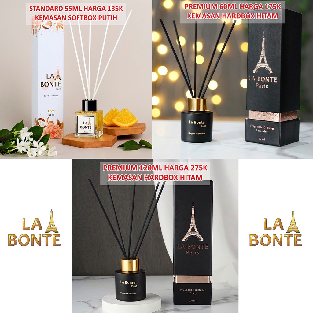 Jual La Bonte Reed Diffuser Pengharum Ruangan Aromaterapi Hotel 120ml ...