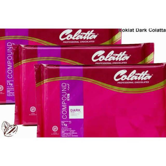 Jual Colatta Compound 1kg - coklat batang - Colatta Dark - Colatta ...