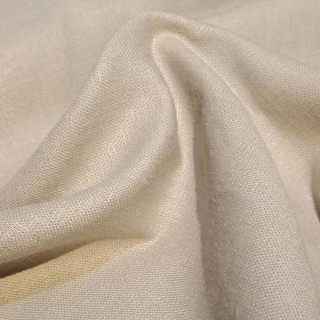 Jual Kain Linen tanpa campuran poliester Warna Cream Muda | Shopee