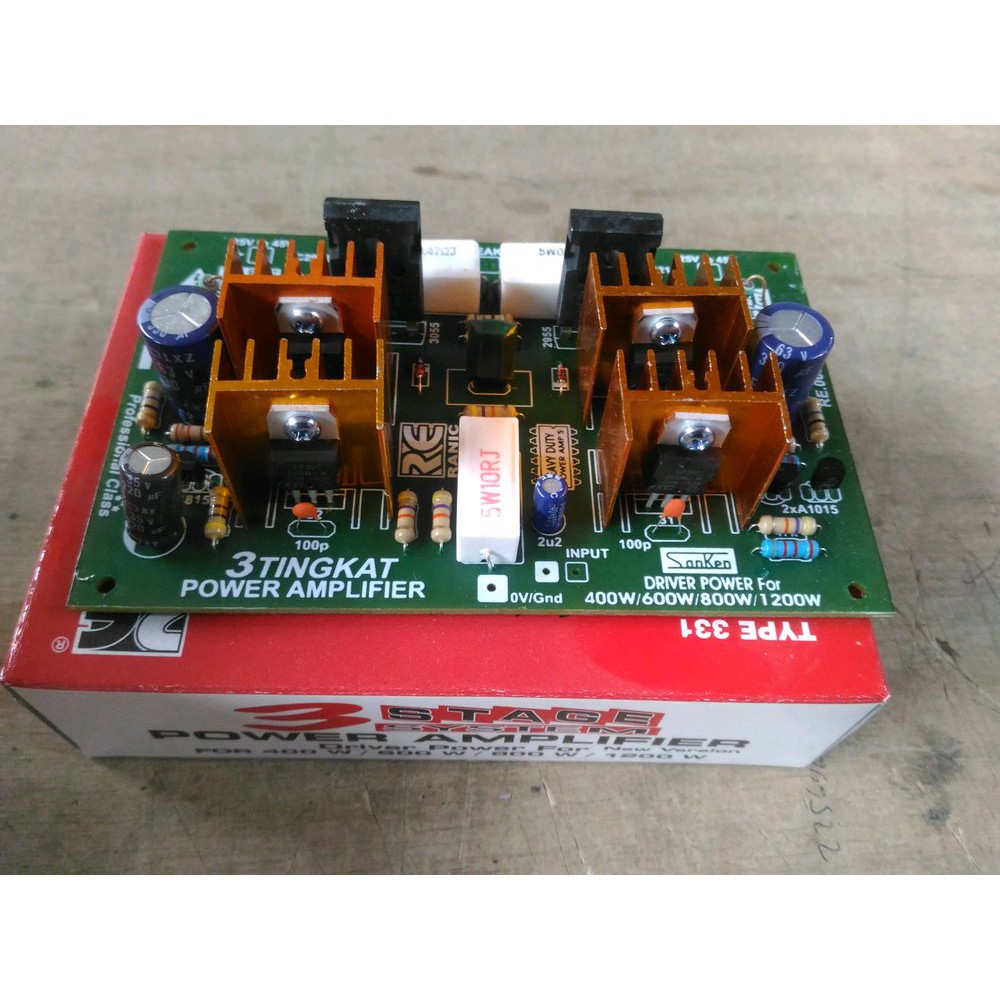 Jual kit driver power amplifier 3 tingkat matador e disigrosir | Shopee