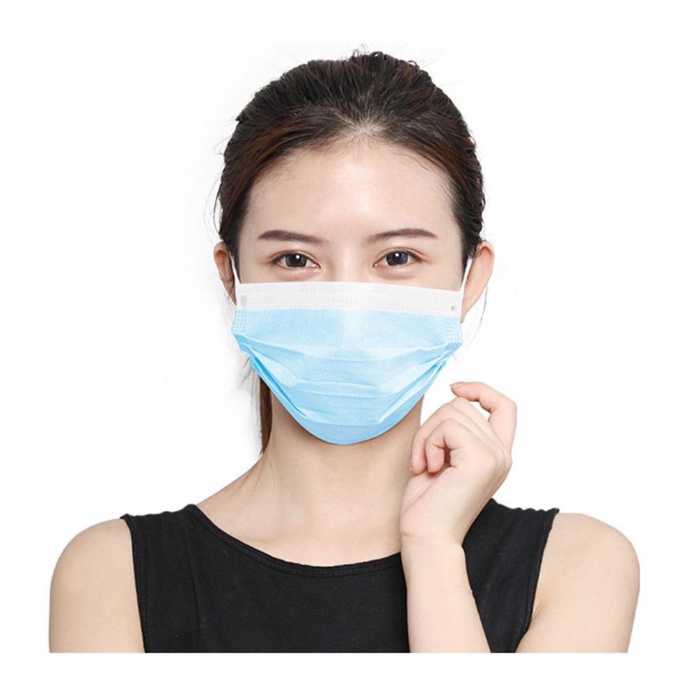 Jual Masker 3 Ply Earloop Disposable Mask isi 50 Pcs / Masker 3 Ply ...