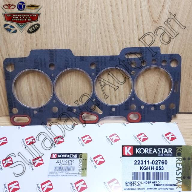 Jual Gasket Cylinder Head Kia Picanto Old Paking Kop Packing Head ...