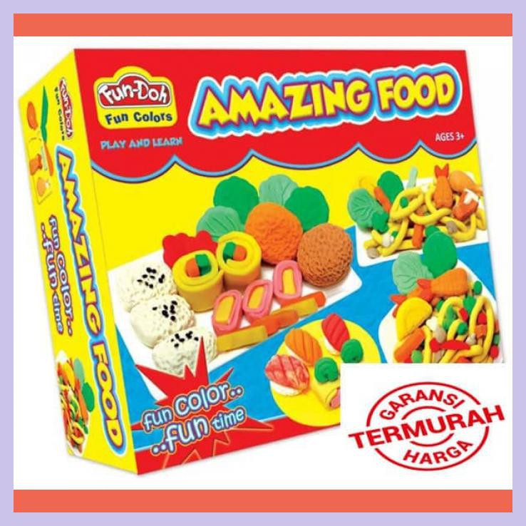Jual LILIN MAINAN FUN DOH AMAZING FOOD | Shopee Indonesia