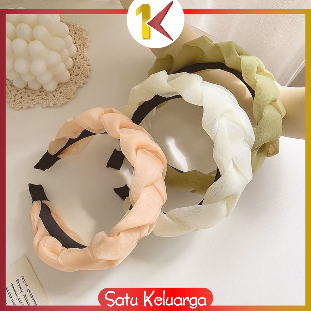 Jual SK-C530 Bando Kepang Wanita Scrunchie / Bandana Nagita Organza ...
