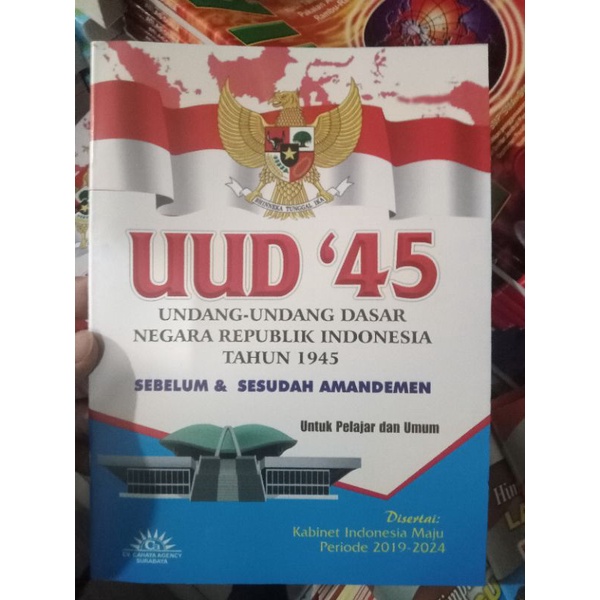 Jual Buku UUD 45 Ukuran A5 Besar Buku Undang Undang Dasar 1945 Shopee Indonesia