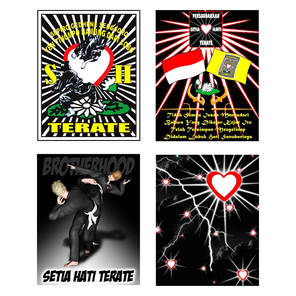 Jual Stiker PSHT Sticker Lambang SH Terate Pencak Silat 1922 Hiasan ...