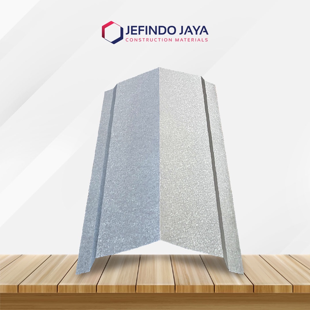 Jual WUWUNG / NOK SPANDEK GALVALUM NETRAL SILVER 0.25mm - Lebar 30 P ...