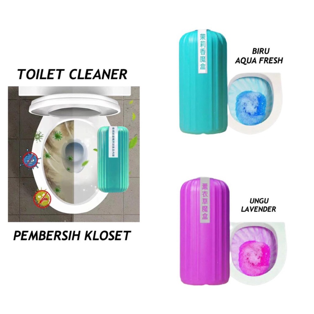 Jual Pembersih Closet Biru Toilet Cleaner Pewangi Toilet 200g Pembersih ...