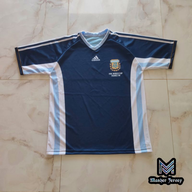 Jual Jersey Argentina 1998 World Cup Full Printing Custom Shopee