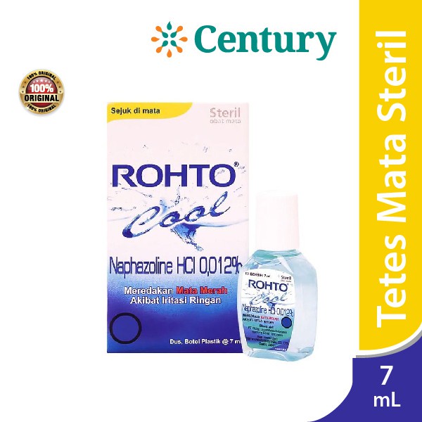 Jual Rohto Cool Eye Drop 7mL / Mata Merah / Mata Iritasi / Mata Kering ...