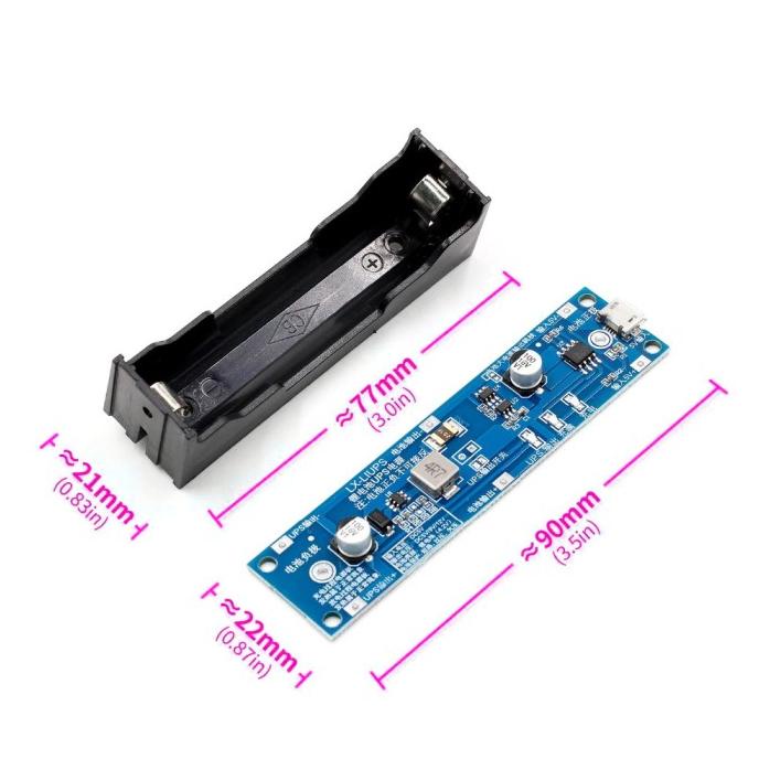 Jual Step Up Charging Module for 18650 Lithium dengan UPS, Output 5V ...