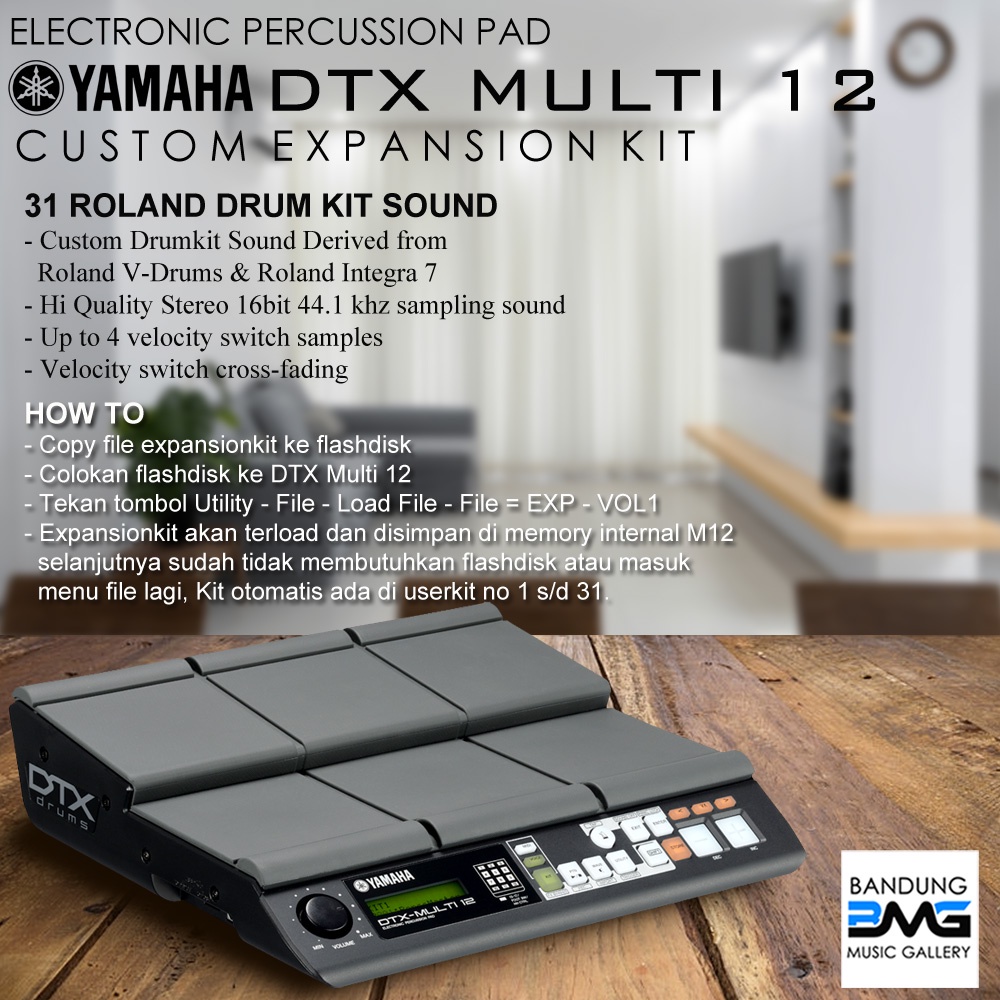 Jual Yamaha DTX Multi 12 Drum Percussion Multi Pad / DTXMulti 12 ...