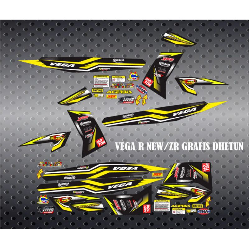 Jual STIKER STRIPING VARIASI DAN LAMINASI VEGAR R NEW / ZR GRAFIS ...