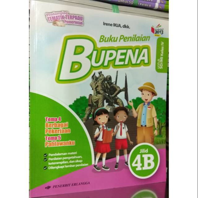 Jual BUKU BUPENA 4B ERLANGGA Buku BUPENA Kelas 4 Jilid 4B | Shopee ...