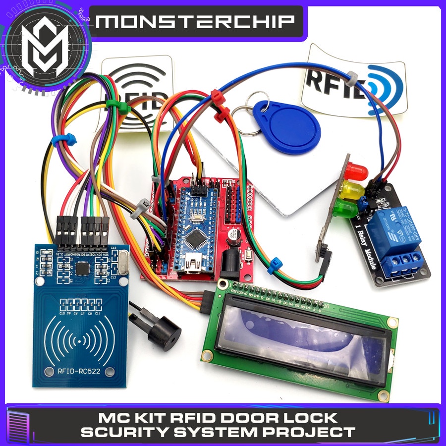 Jual MC KIT RFID ARDUINO SMART SCURITY SYSTEM E-KTP E-TOL E-SIM DOOR ...