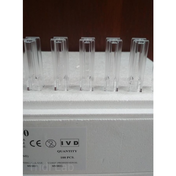 Jual Micro Cuvette Kartell 1.5 ml Visible Kuvet PolystyreneKartell