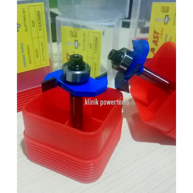 Jual mata profil kayu tipe sloting bit runci 5 mm ast bull | Shopee ...