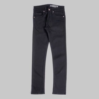 Needlns coverall 10oz denim paint black