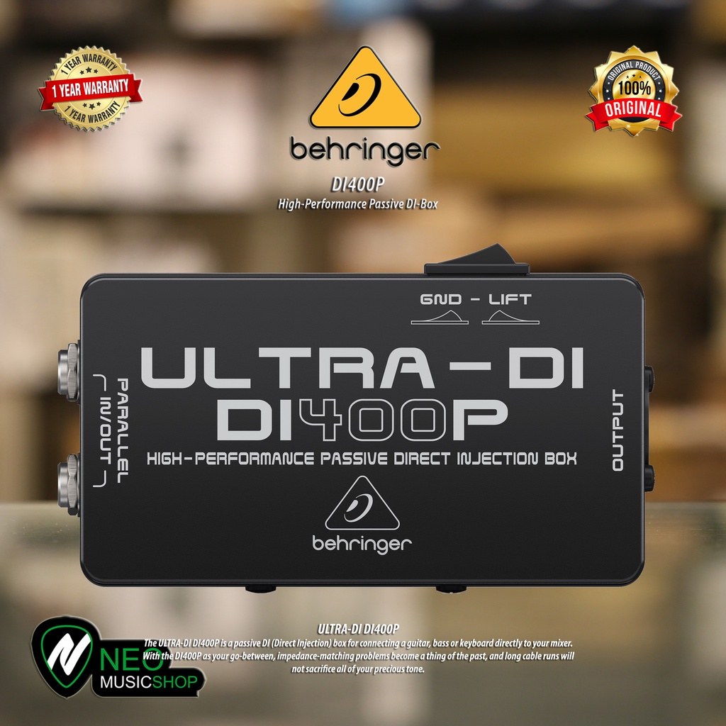 Jual Behringer DI400P High-Performance Passive DI-Box | Shopee Indonesia