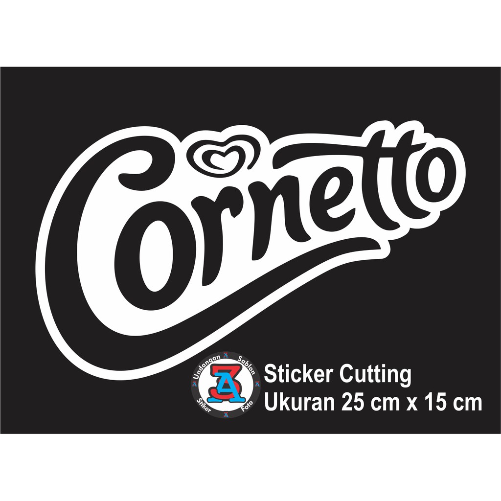 Jual Sticker motor Cutting Sticker Cornetto Holo / Reflektif 2 Sticker ...