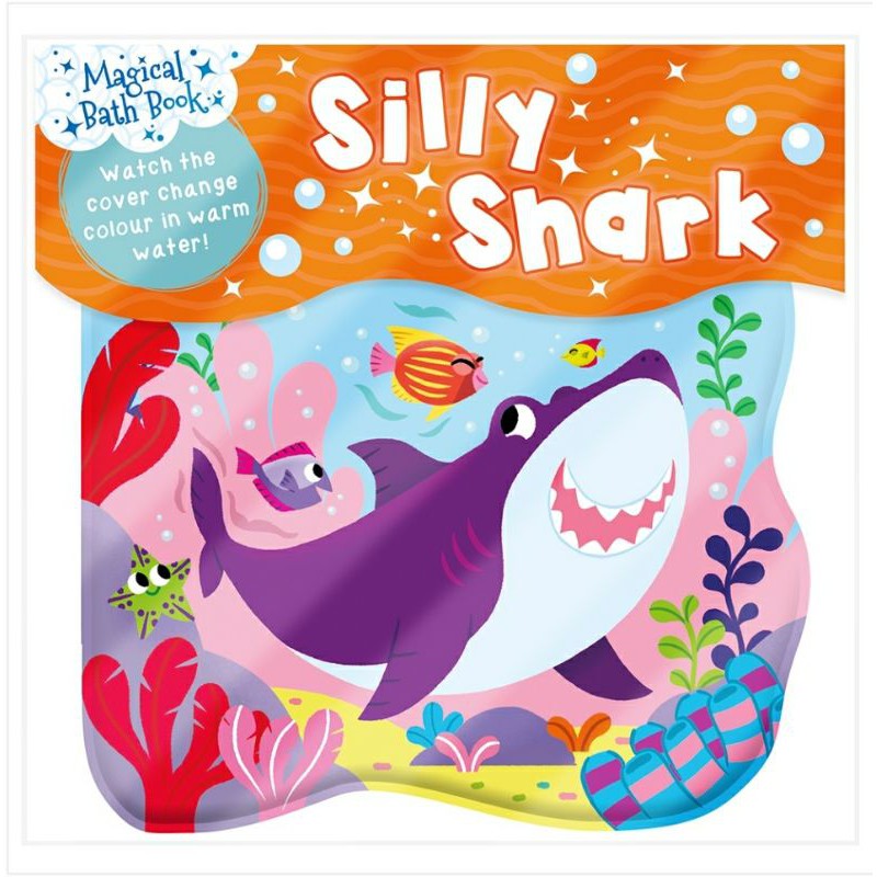 Jual Magical Bath Book - Silly Shark / Bath Book / Magical Book / Color ...