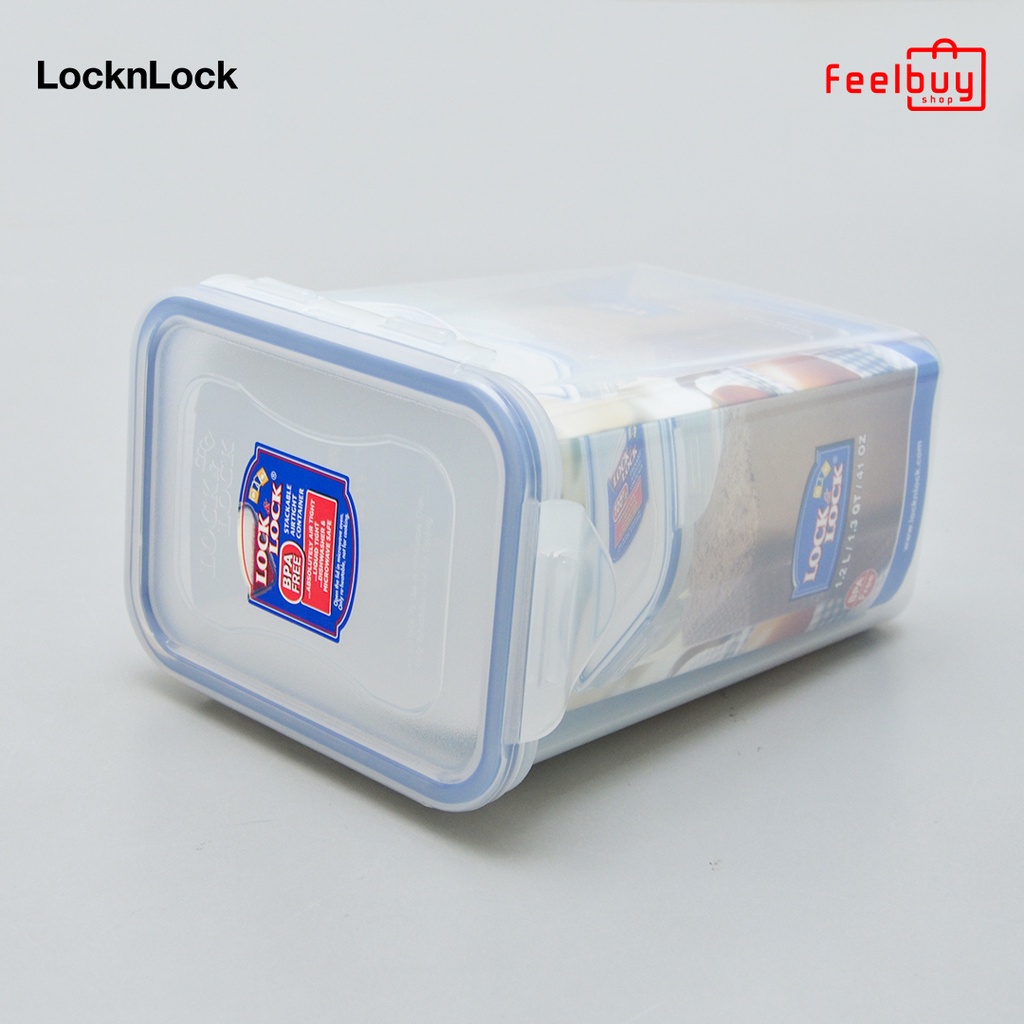 Jual LocknLock Rectangular Food Container 1.2L HPL808H / Jar Food ...