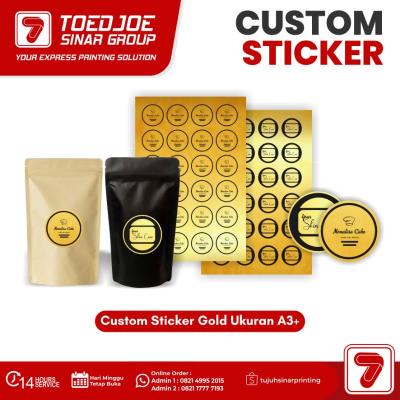 Jual Stiker Gold Metalic Murah Cepat Dan Berkualitas | Shopee Indonesia