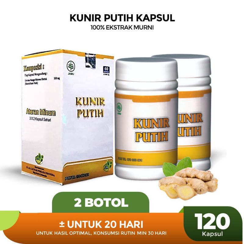 Jual Kunir Putih Kunyit Putih Temu Putih 60 Kapsul Pasti Original Beli 2 Lebih Murah 7594