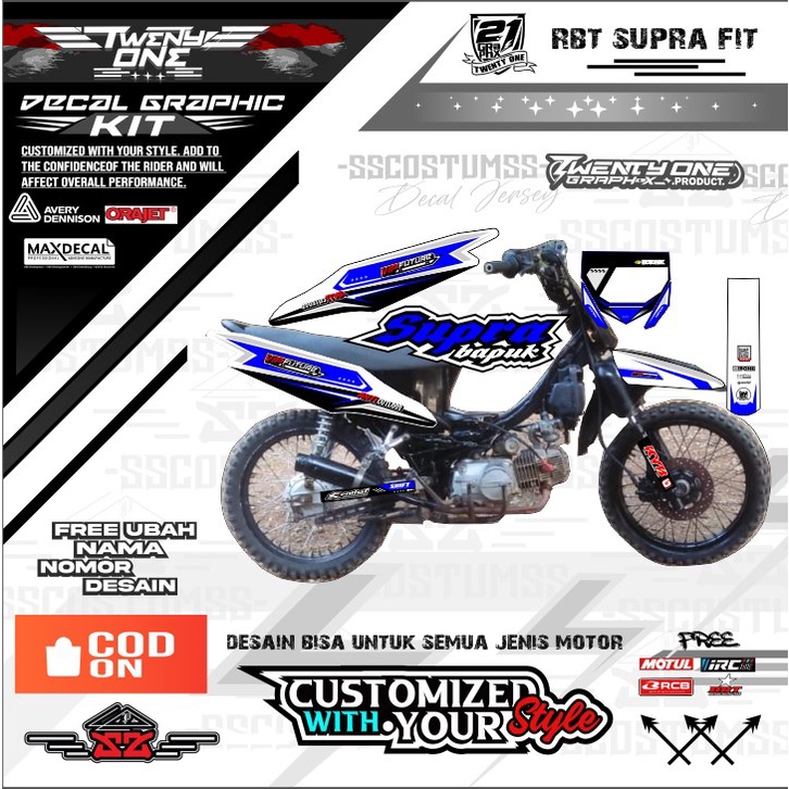 Jual rbt supra fit bapuk 0722⭐JUPITER VEGA NEW motor trail REVO full ...