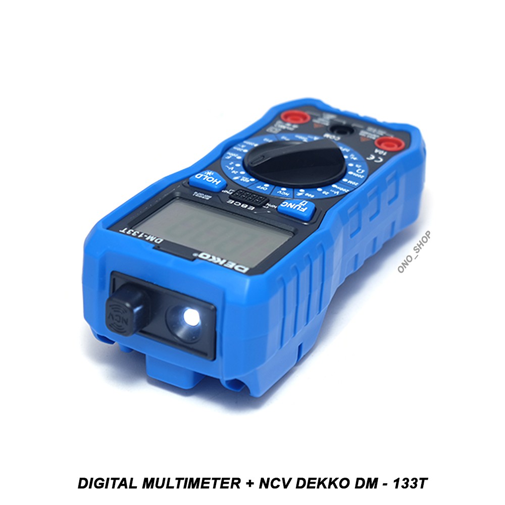 Jual Digital Multimeter Plus NCV - Dekko DM-133T | Shopee Indonesia