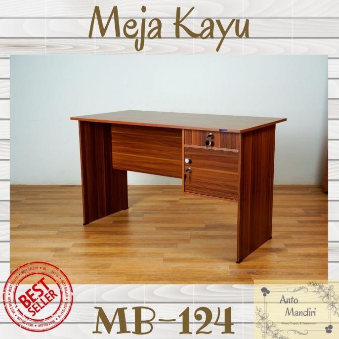 Jual Meja Tulis Kantor Belajar Kayu Minimalis Murah Mb Grace Mistriandi Shopee Indonesia